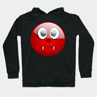 Halloween Vampire Emoji Hoodie